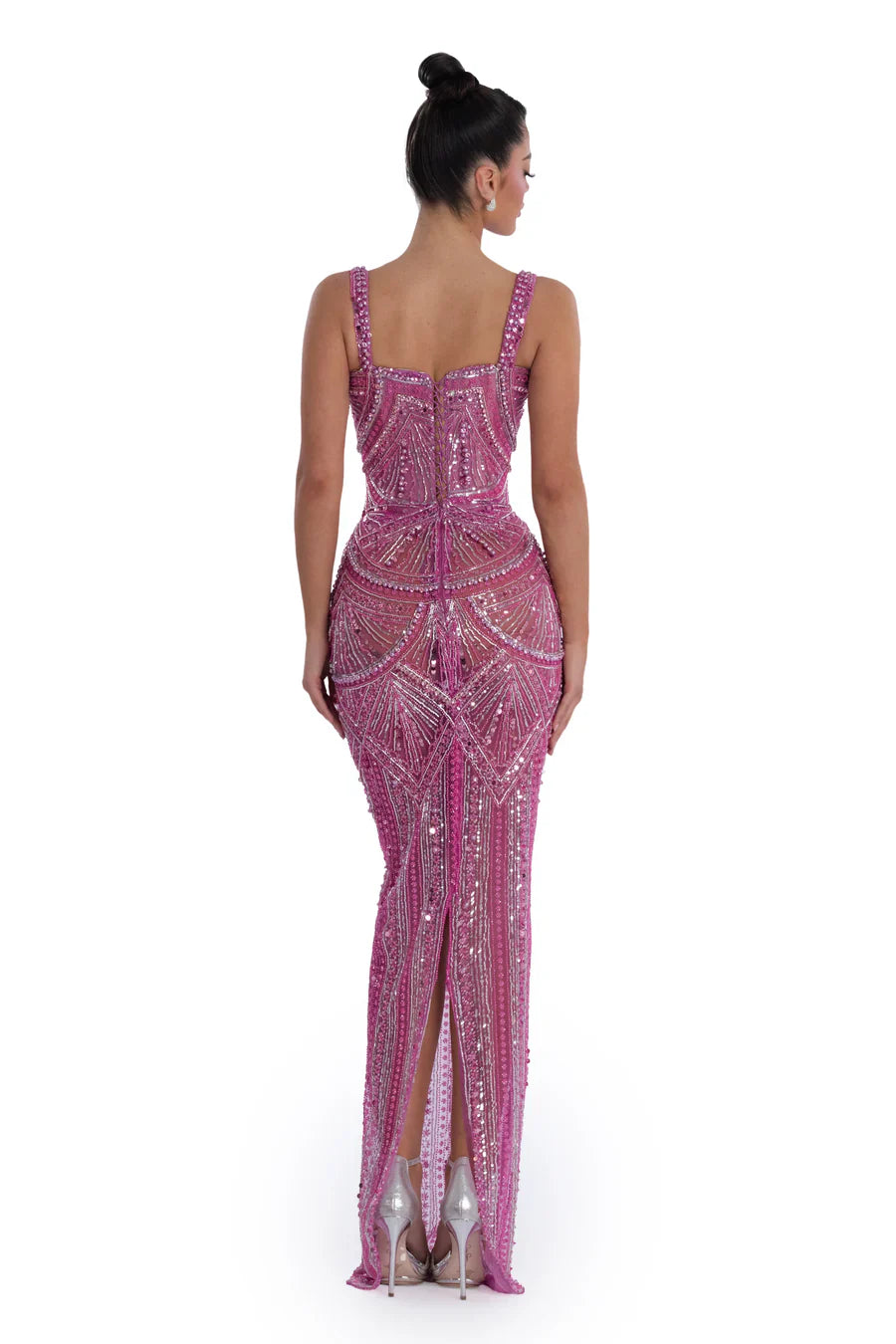 Arina - Dress crystal rose
