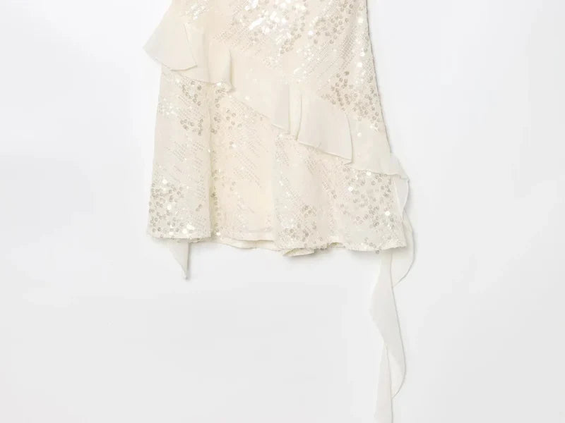 Minara - Dress ivory glow