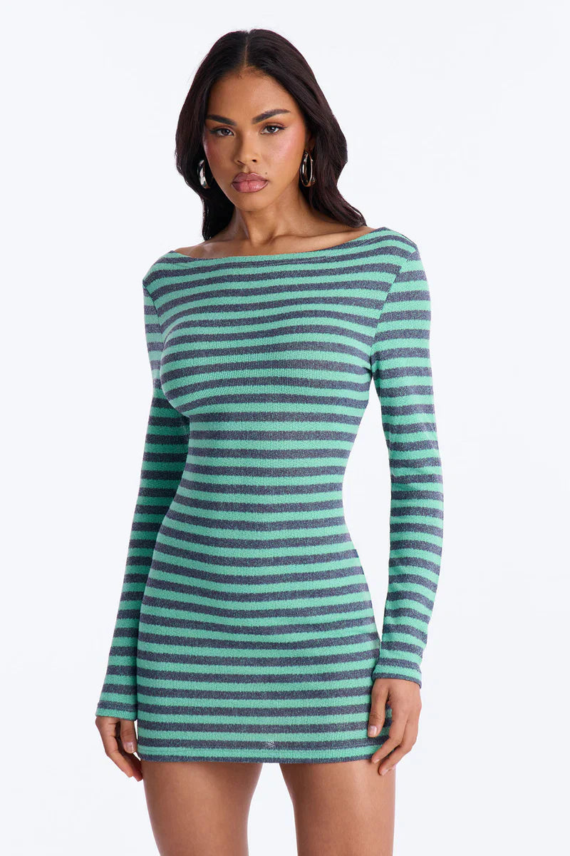 Sorelle - Dress mint stripe