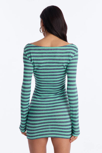 Sorelle - Dress mint stripe