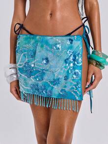 Aurelia - Skirt ocean glow