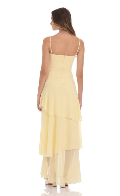 Elyra - Dress golden softness