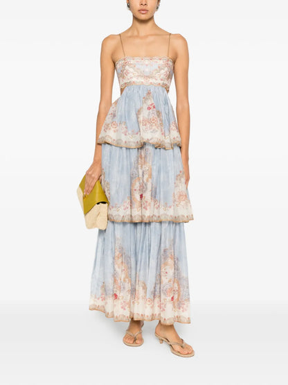 Seraphine - Dress tiered bloom