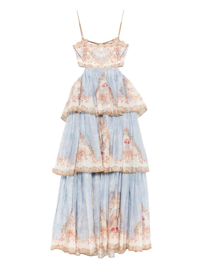 Seraphine - Dress tiered bloom