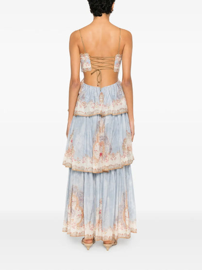 Seraphine - Dress tiered bloom