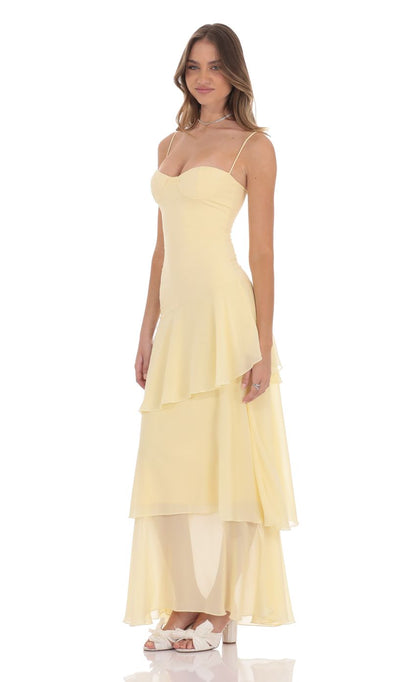 Elyra - Dress golden softness