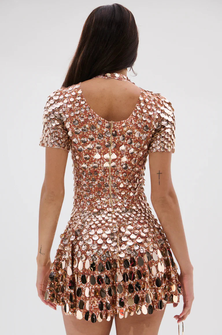 Oréa - Dress liquid gold