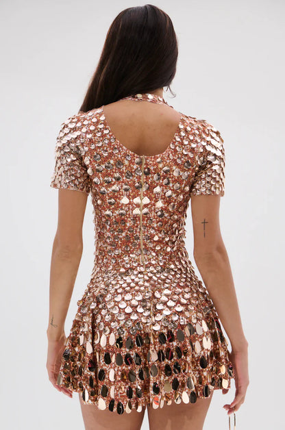 Oréa - Dress liquid gold