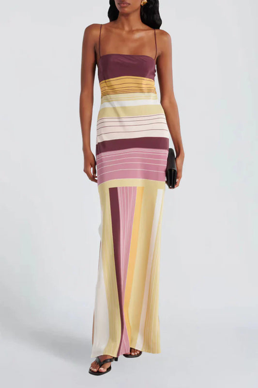 Margarida - Dress sunset lines