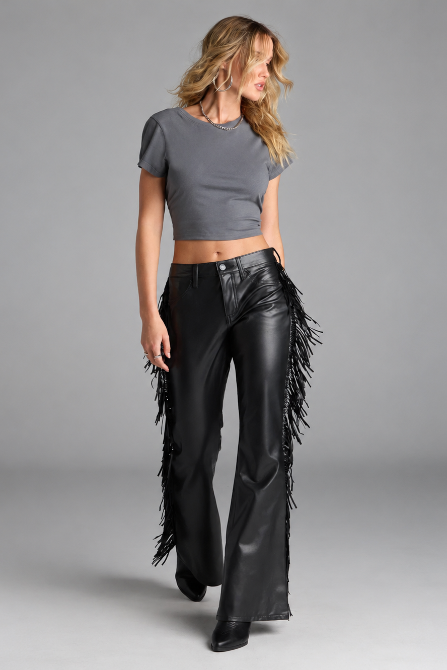 Celine Leather Pants