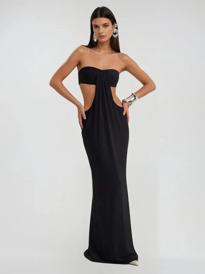 Lunara - Dress deep black