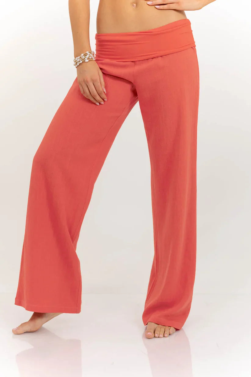 Chanelle - Pant coral