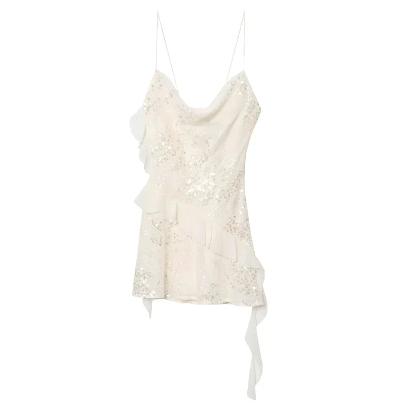 Minara - Dress ivory glow