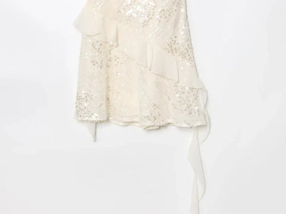 Minara - Dress ivory glow
