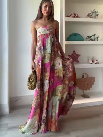 Solena - Dress vibrant bloom