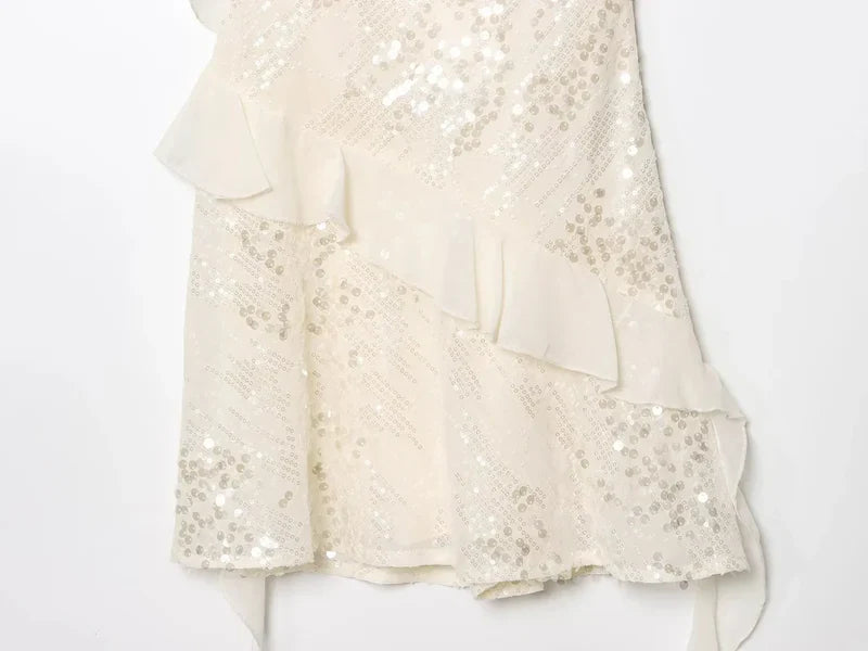 Minara - Dress ivory glow