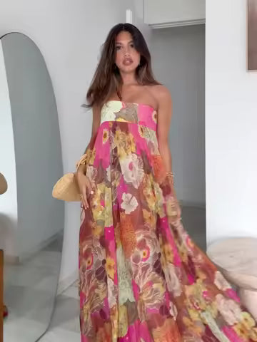 Solena - Dress vibrant bloom