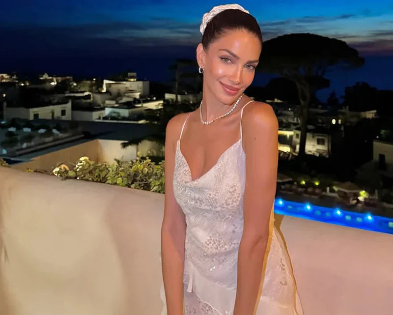 Minara - Dress ivory glow