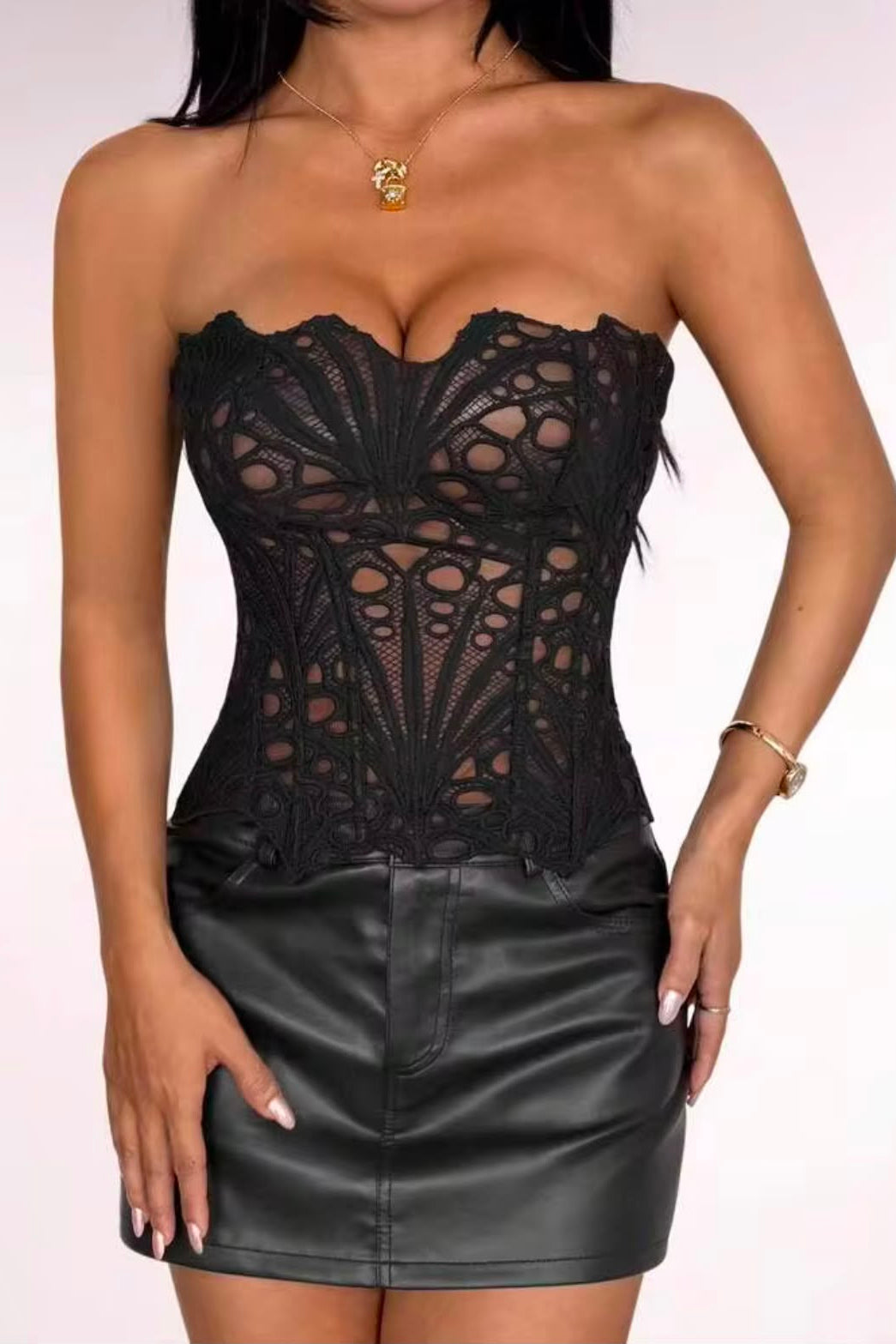 Melina Coral Corset