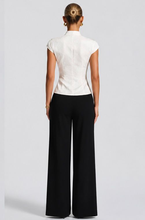 Naomi Mandarin Top