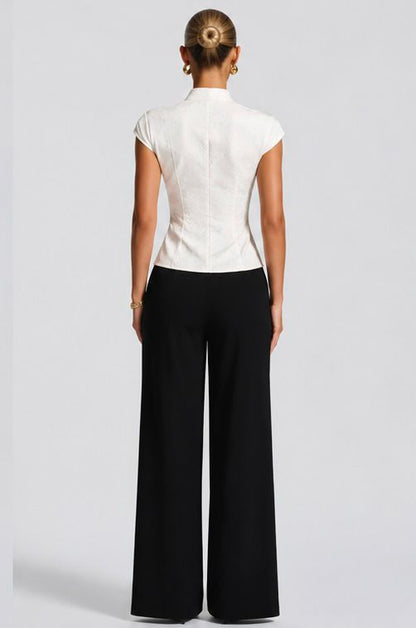 Naomi Mandarin Top