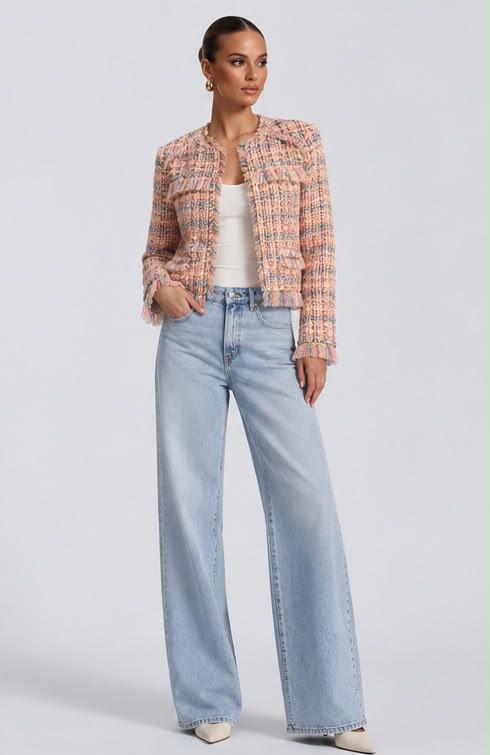 Pastel Tweed Jacket