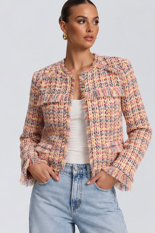 Pastel Tweed Jacket