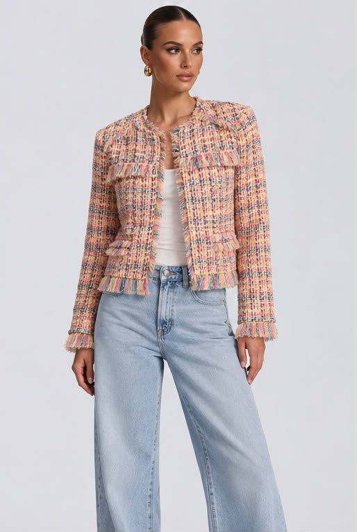 Pastel Tweed Jacket