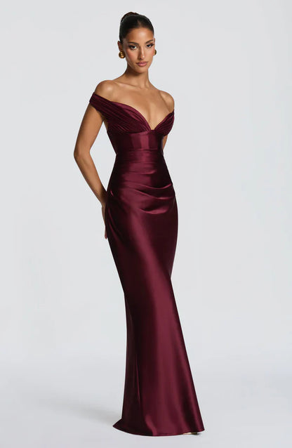 Atalya - Dress bordeaux