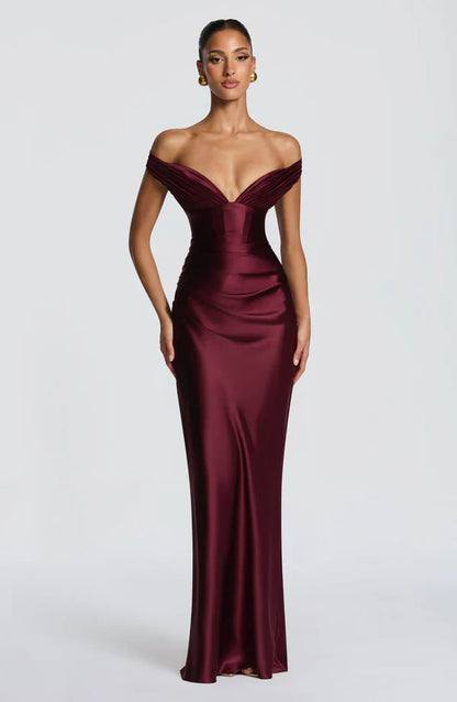 Atalya - Dress bordeaux
