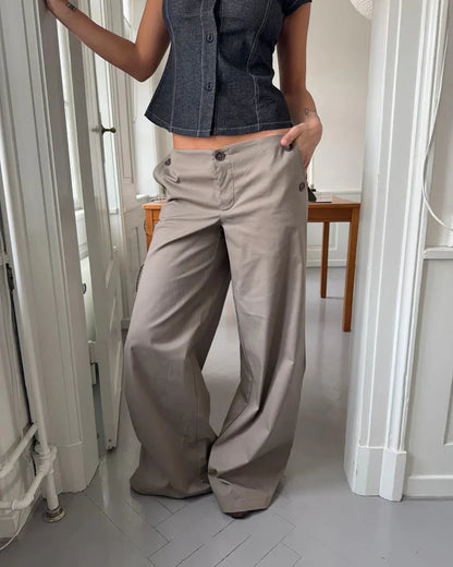 Sofia - Buttoned Trousers
