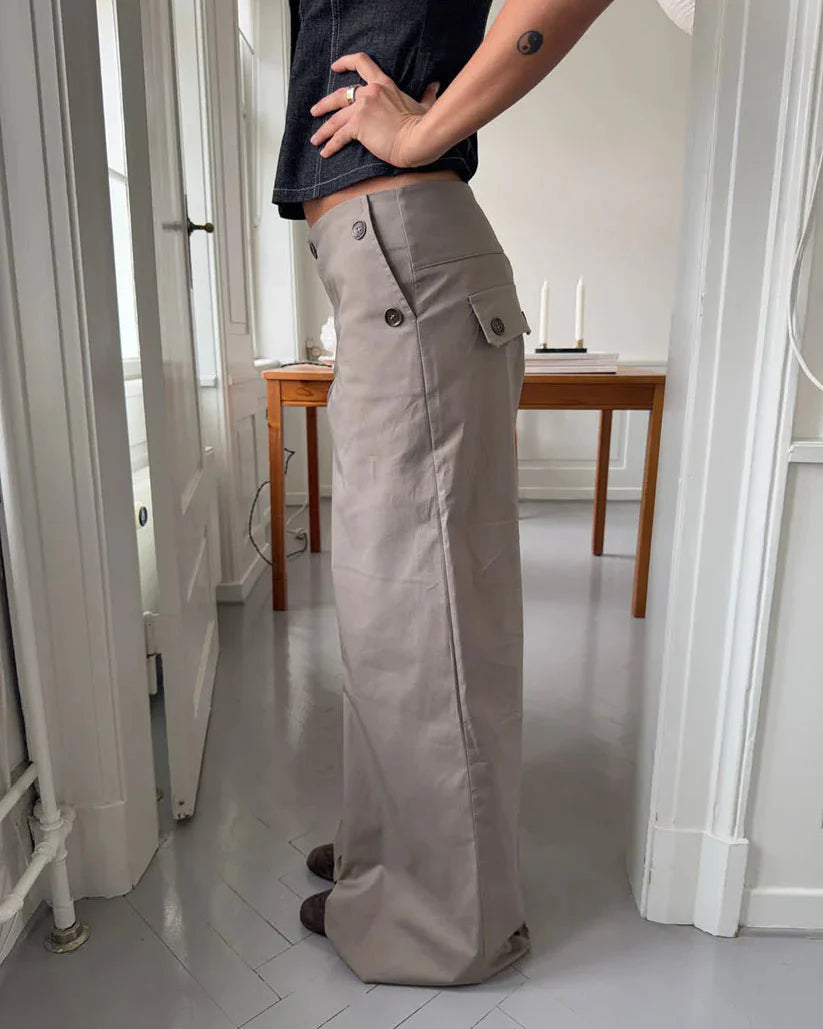 Sofia - Buttoned Trousers