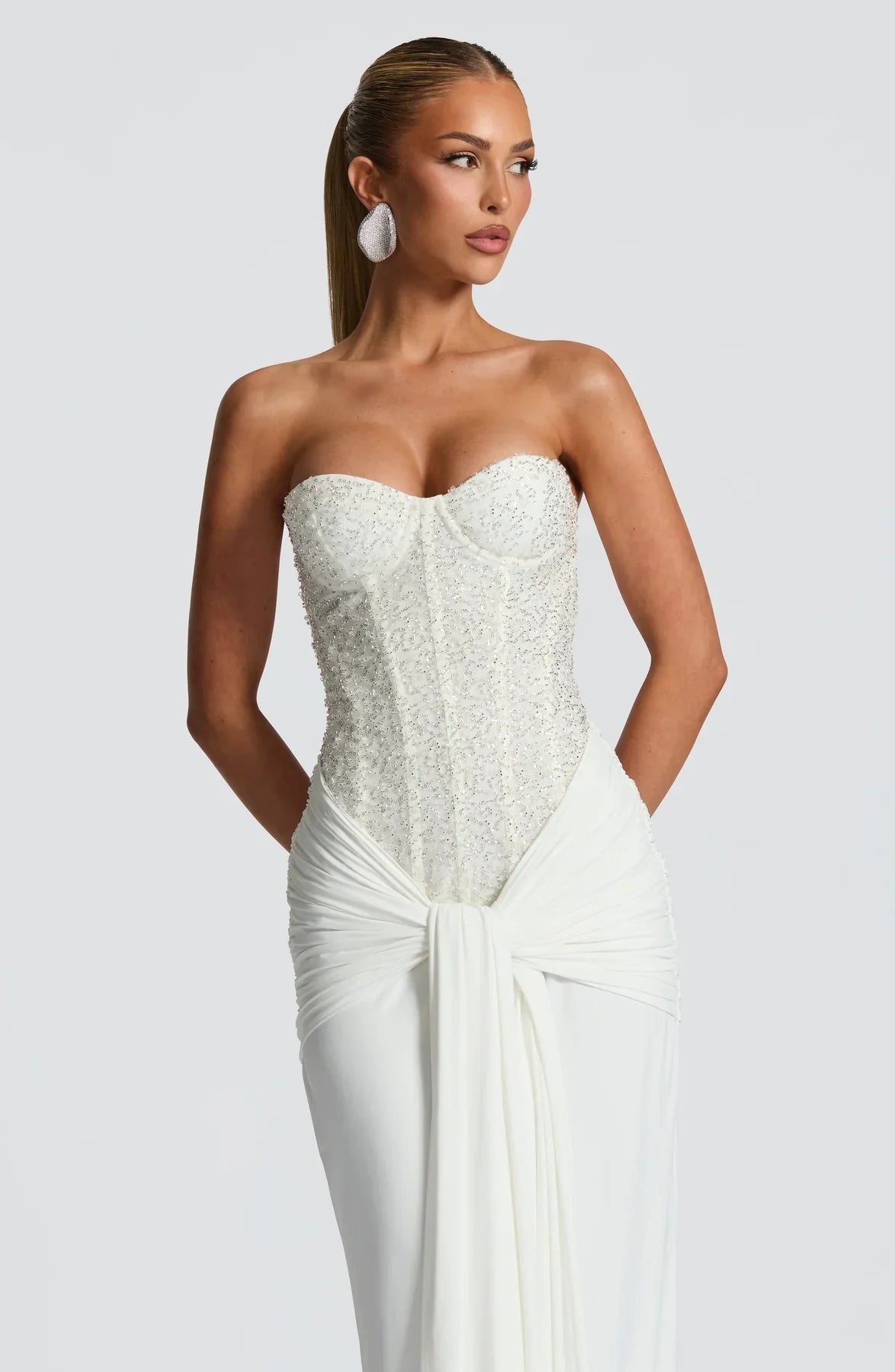 Alessia - Draped Dress