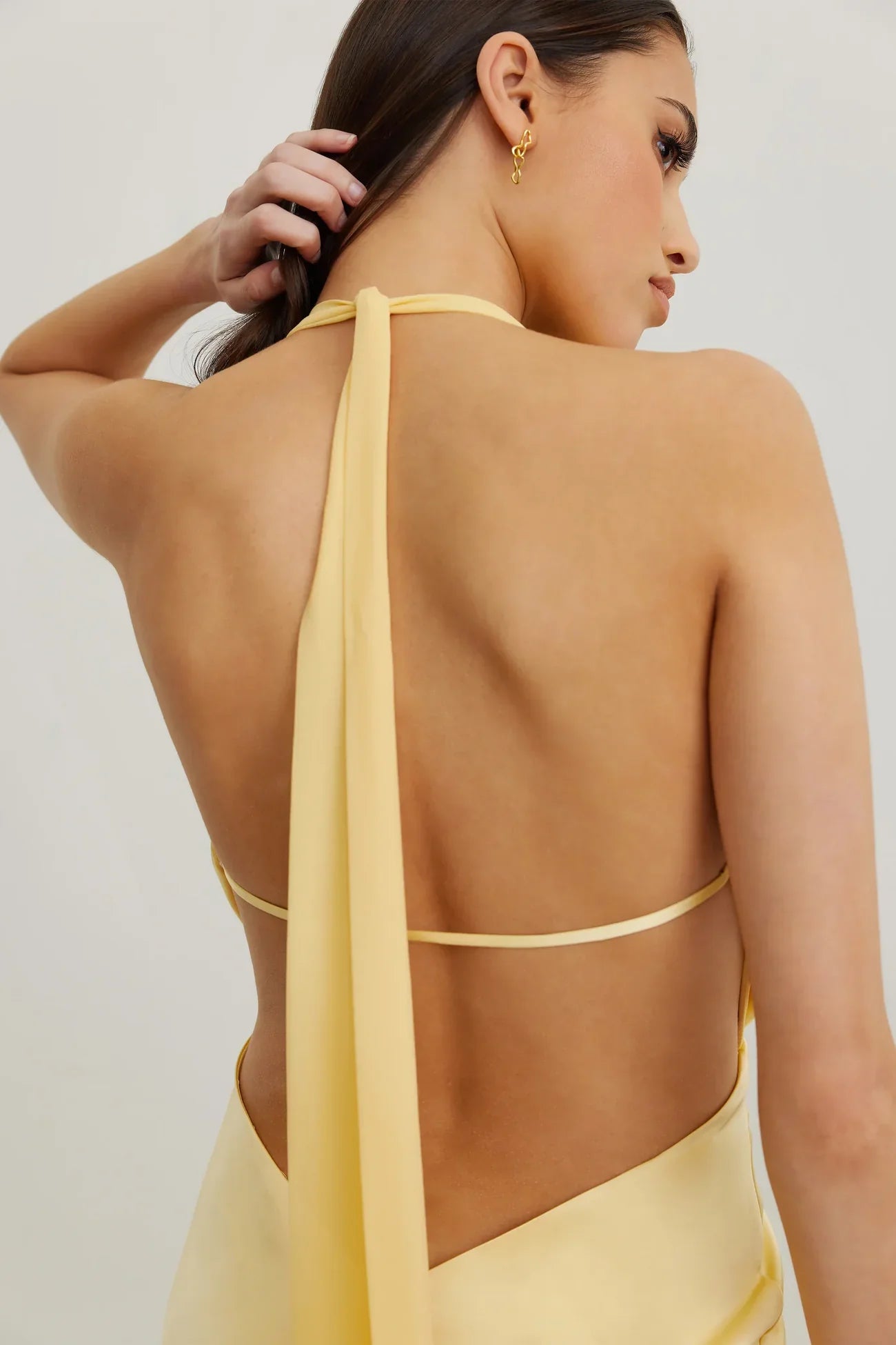 Lya - Draped Satin Dress