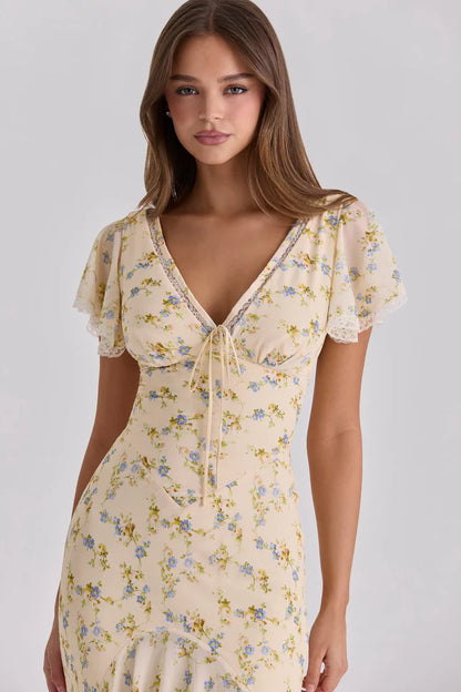 Mina - Dress soft bloom