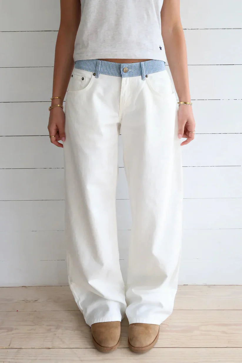 Elena - White Jeans