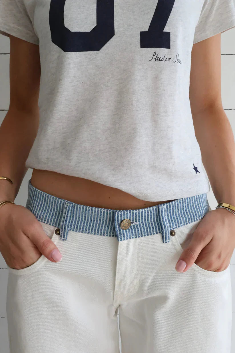 Elena - White Jeans