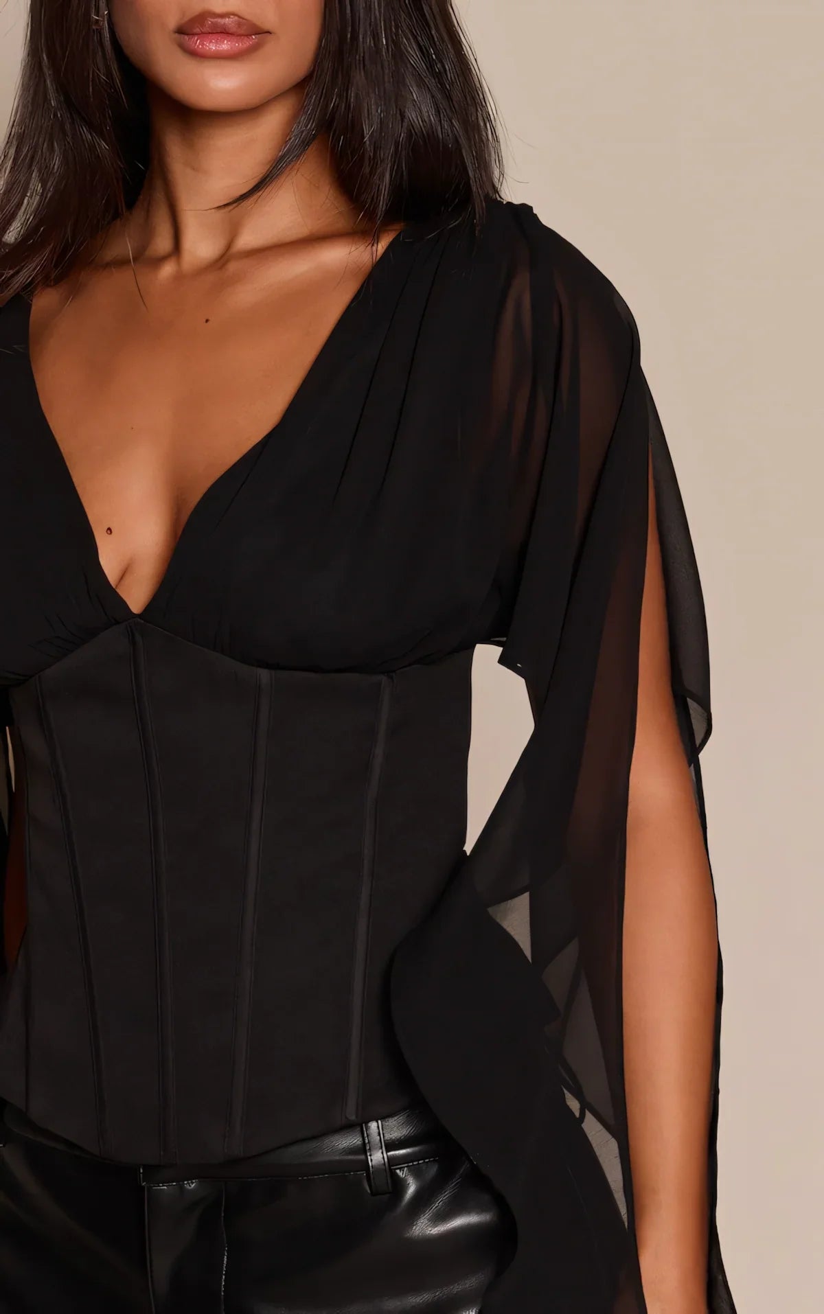 Galata - Top black wings