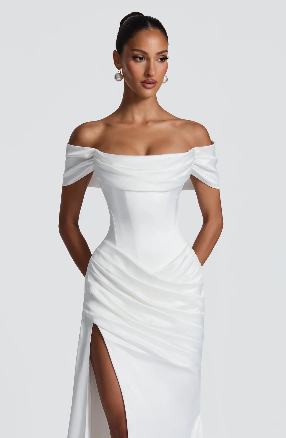 Celestia - Dress ivory pearl