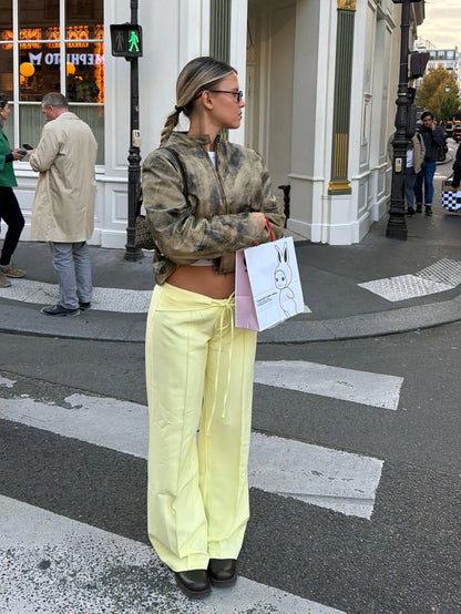 Solène - Pants butter yellow