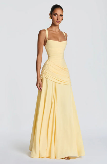 Serenna Dress lemon veil