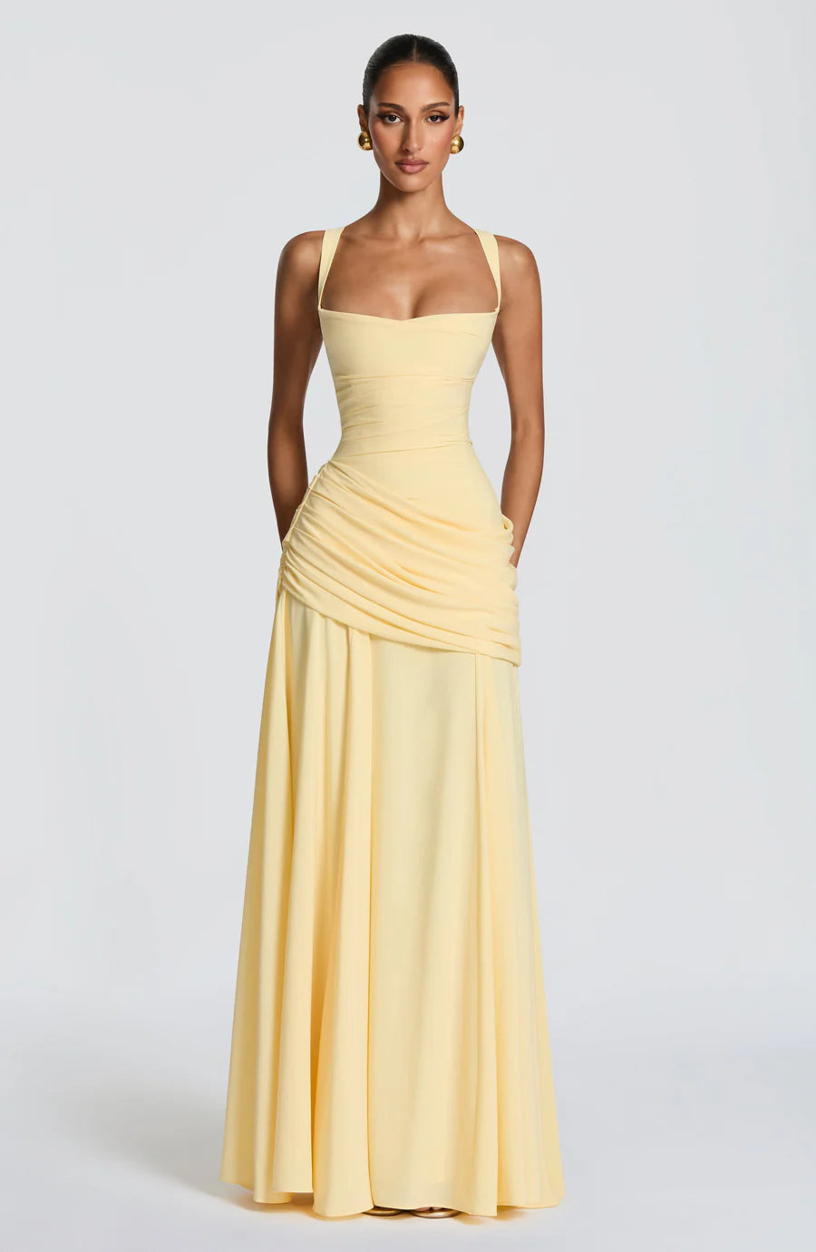 Serenna Dress lemon veil