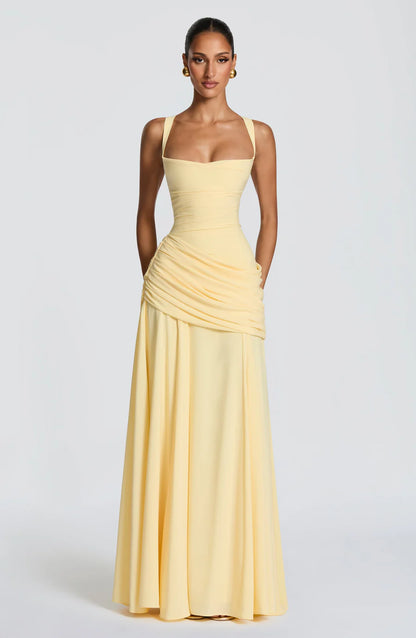 Serenna Dress lemon veil