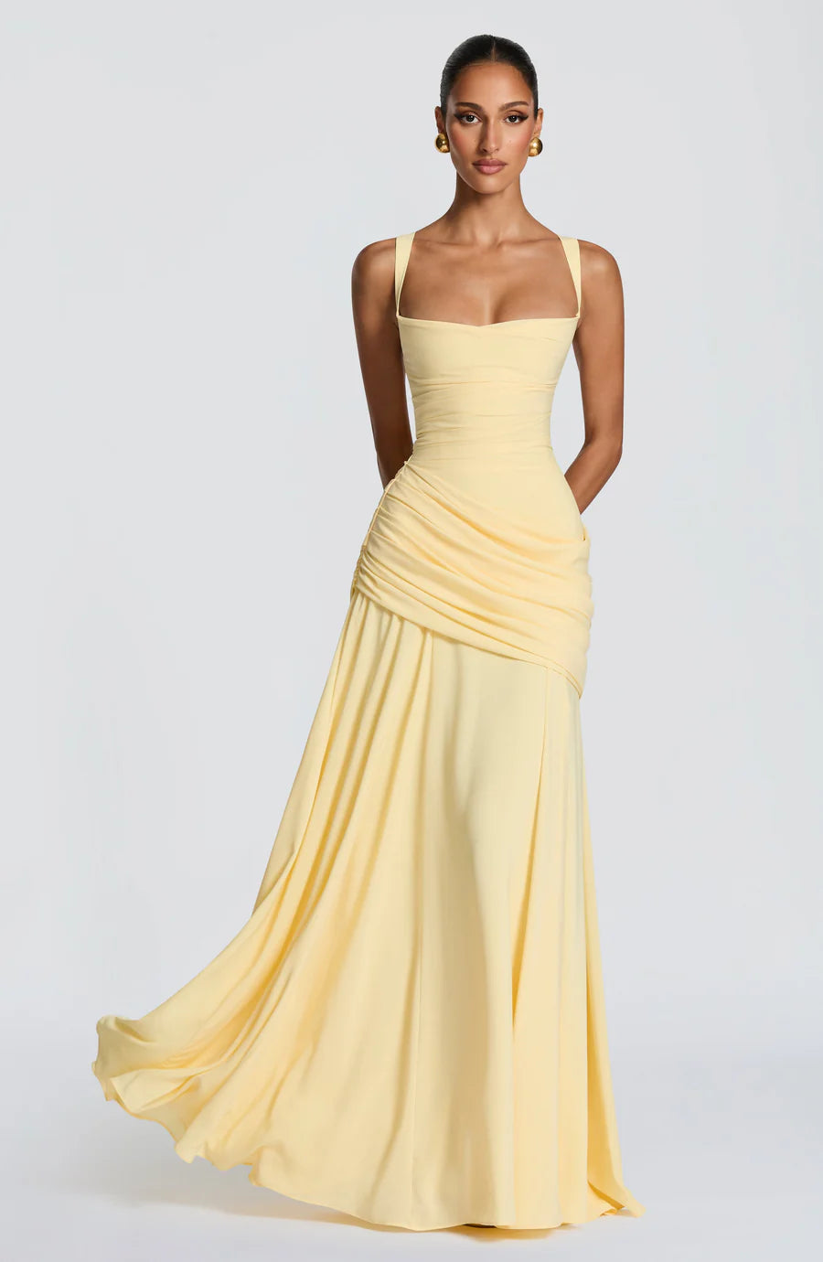 Serenna Dress lemon veil