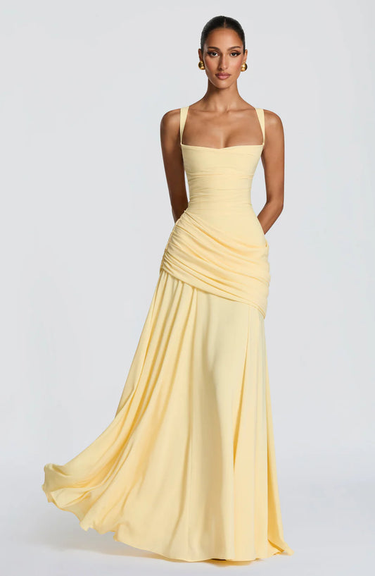 Serenna Dress lemon veil