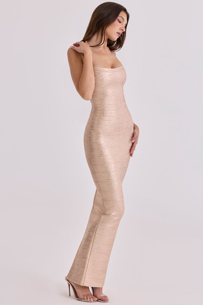 Auréa - Dress liquid gold