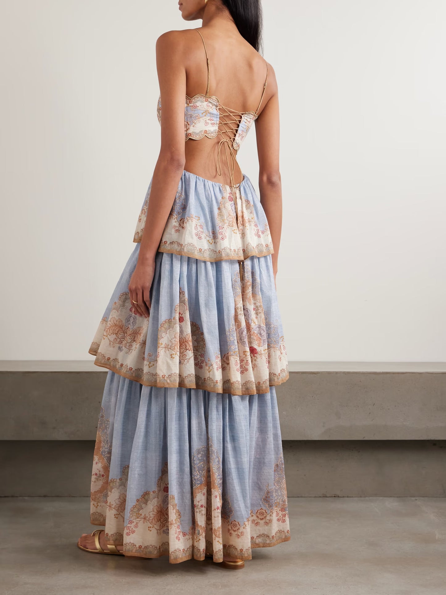 Seraphine - Dress tiered bloom